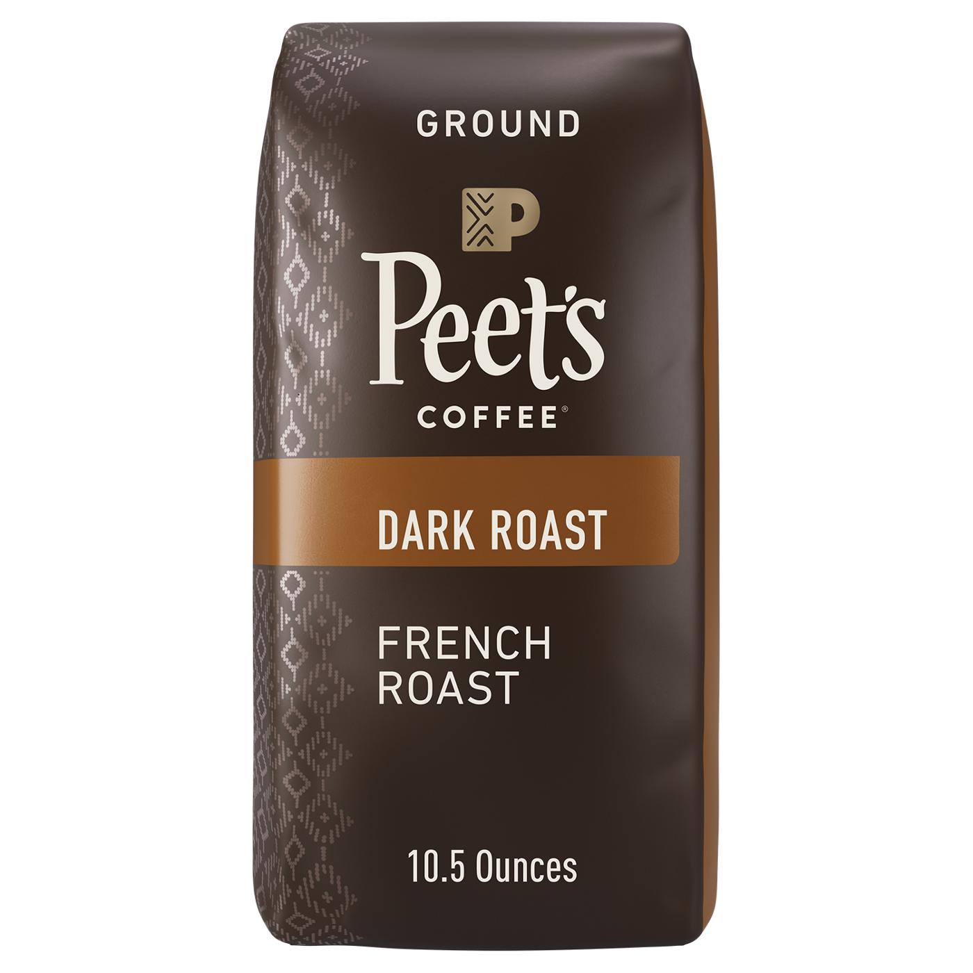 Peet's Coffee French Roast Dark Roast Ground Coffee; image 1 of 3