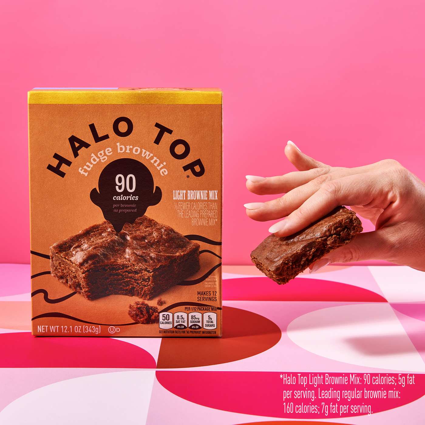 Halo Top Fudge Light Brownie Mix; image 2 of 4