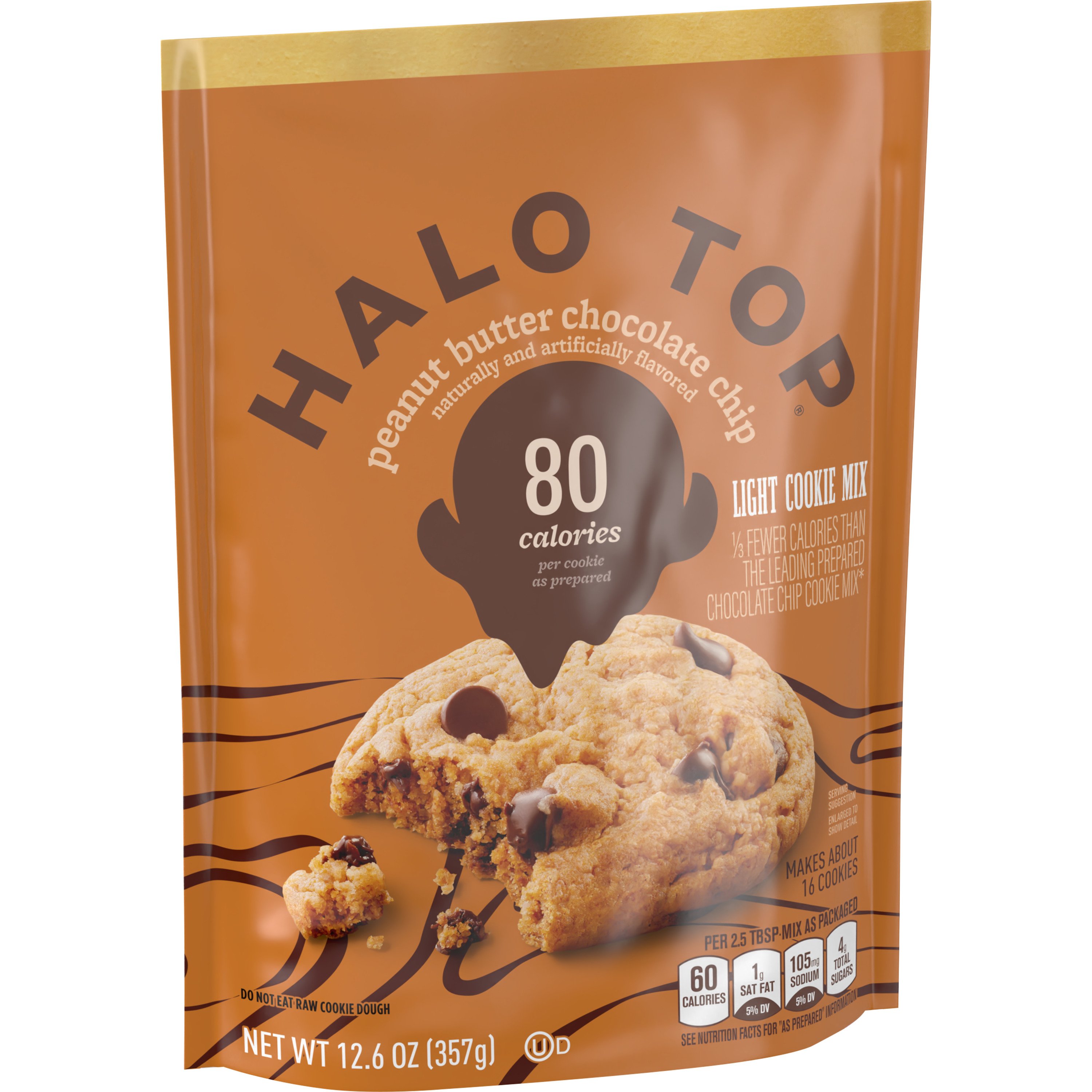 Halo Top Light Cookie Mix Peanut Butter Chocolate Chip Shop Baking