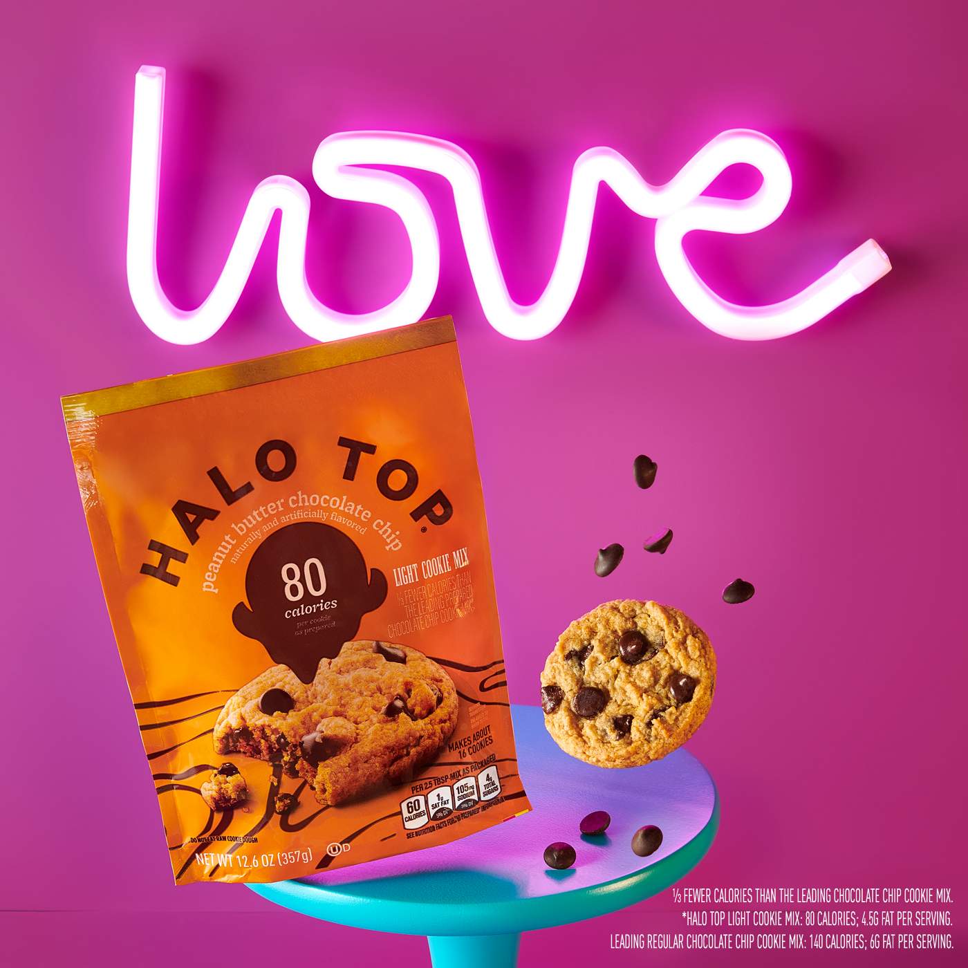 Halo Top Light Cookie Mix - Peanut Butter Chocolate Chip; image 2 of 4