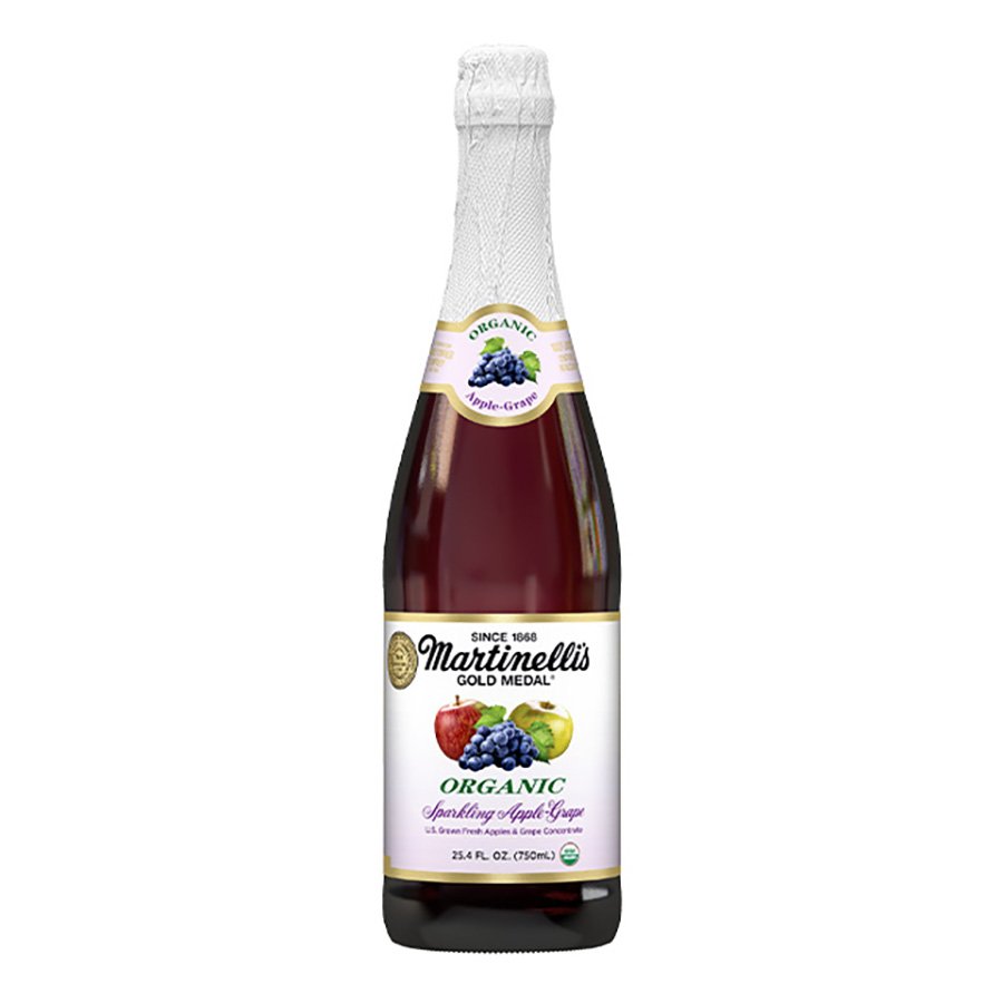 Martinelli's Gold Medal Organic Sparkling Apple Grape Juice Shop