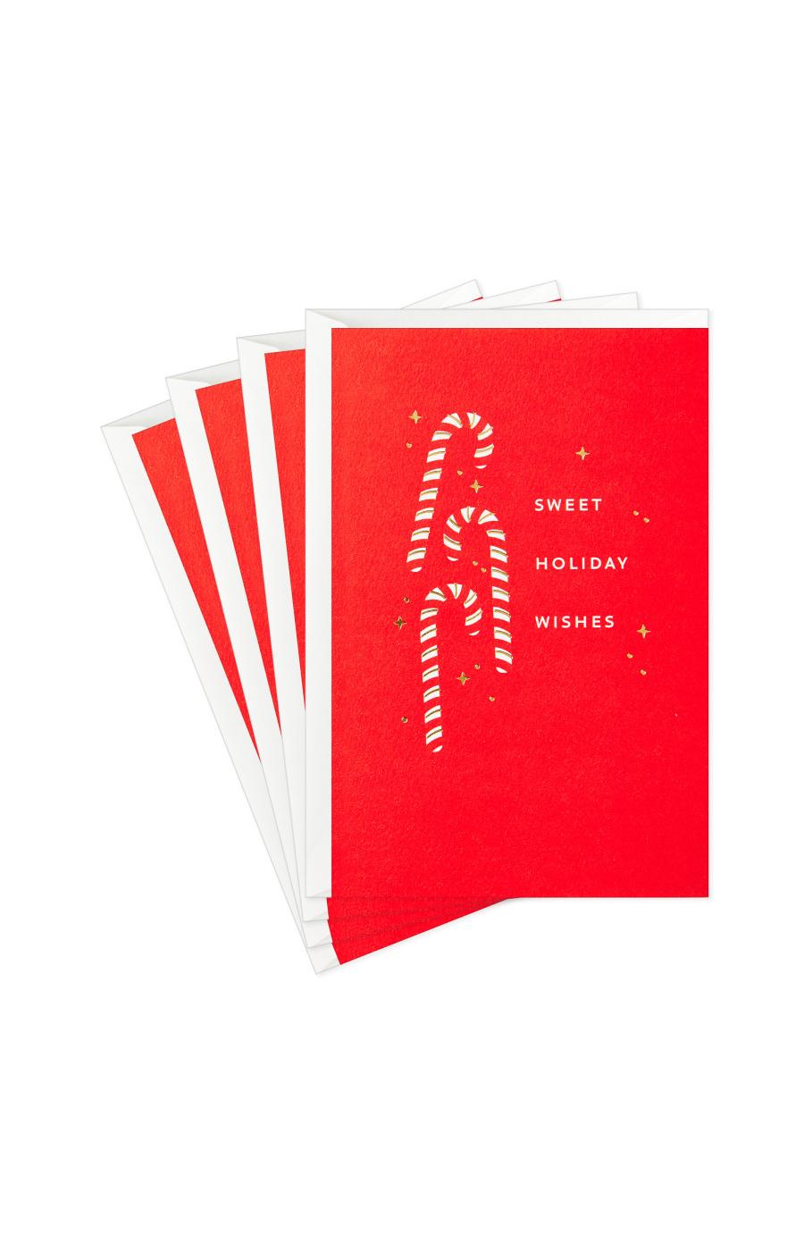 Hallmark Candy Canes Christmas Cards - S17, S5; image 1 of 6