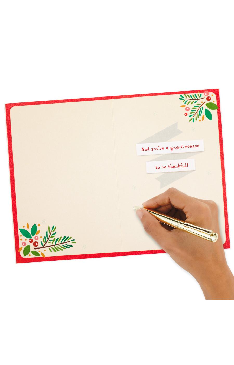 Hallmark More Joy, Kindness, Thank-Yous Christmas Card - S12; image 2 of 6