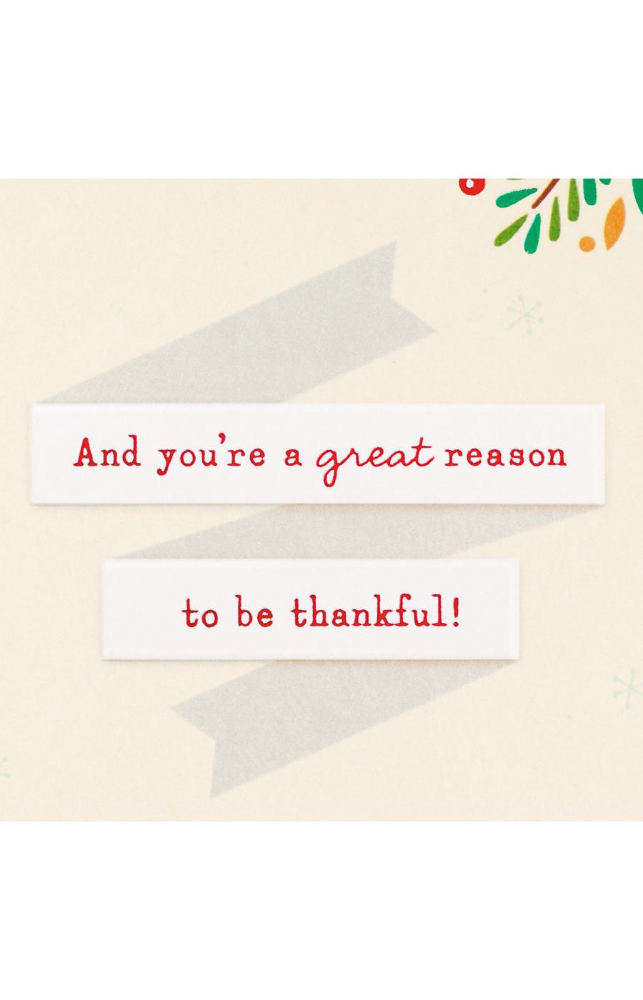 Hallmark More Joy, Kindness, Thank-Yous Christmas Card - S12; image 6 of 6