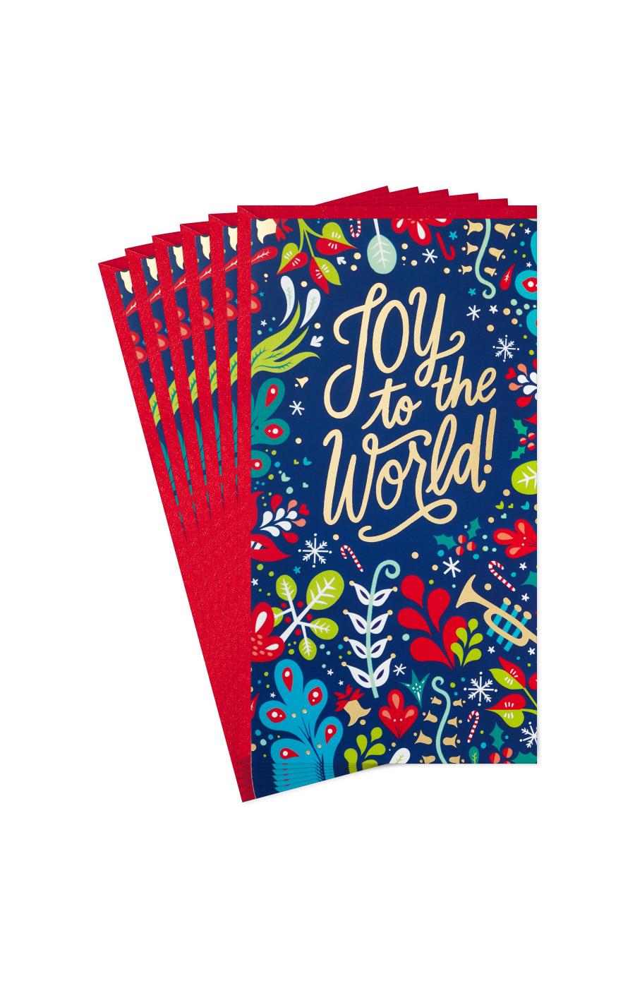 Hallmark Joy to the World Christmas Money/Gift Card Holders & Envelopes - S2; image 1 of 7