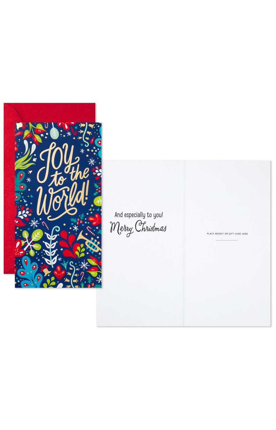 Hallmark Joy to the World Christmas Money/Gift Card Holders & Envelopes - S2; image 6 of 7