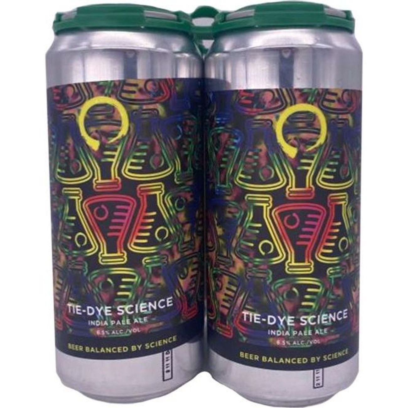 Equilibrium Brewery Tie Dye Science IPA Craft Beer 4 pk Cans - Shop ...