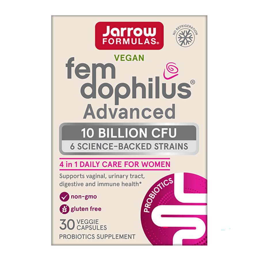 Jarrow Formulas Fem Dophilus Advanced Probiotics Veggie Capsules, 30 ct