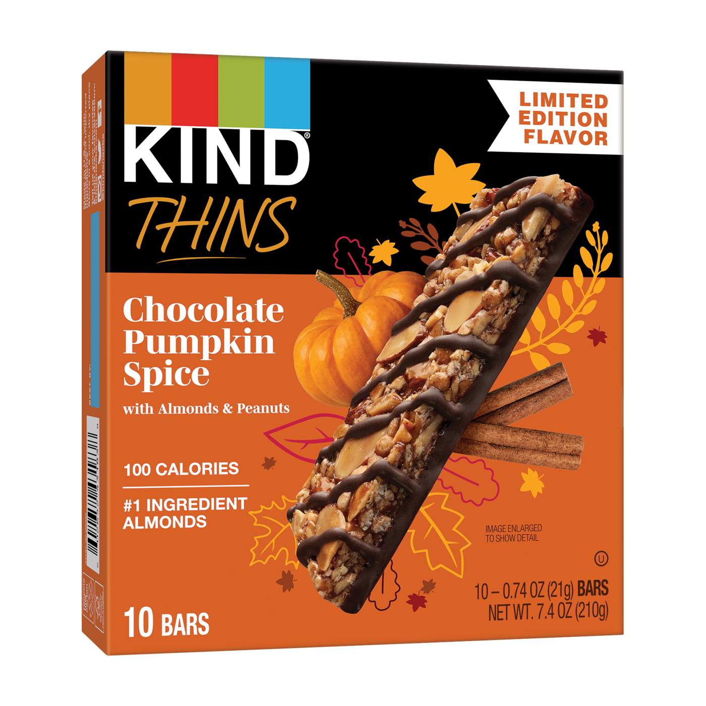 Kind Thins Snack Bars - Chocolate Pumpkin Spice; image 3 of 3