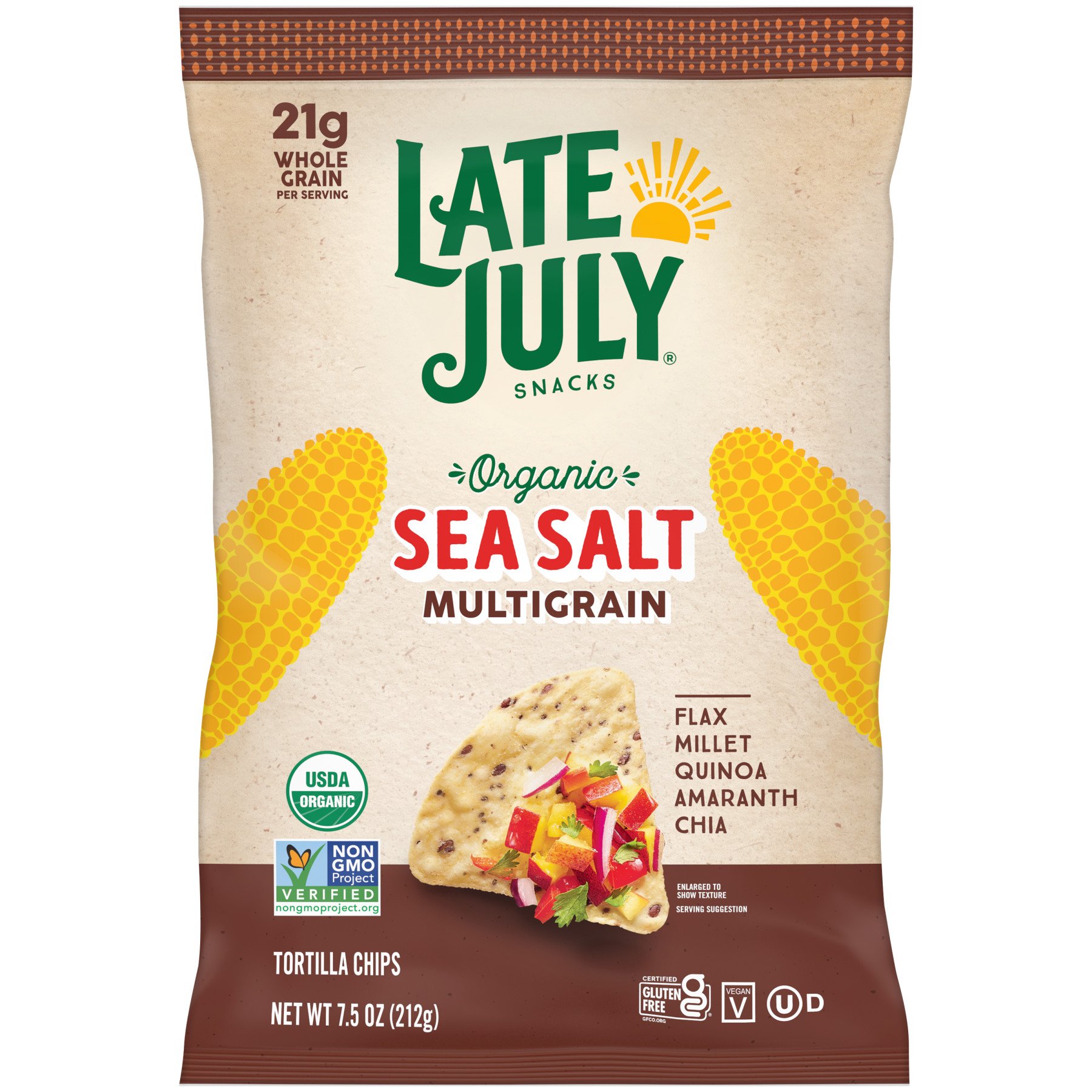 Late July Multigrain Sea Salt Tortilla Chips Shop Chips at HEB
