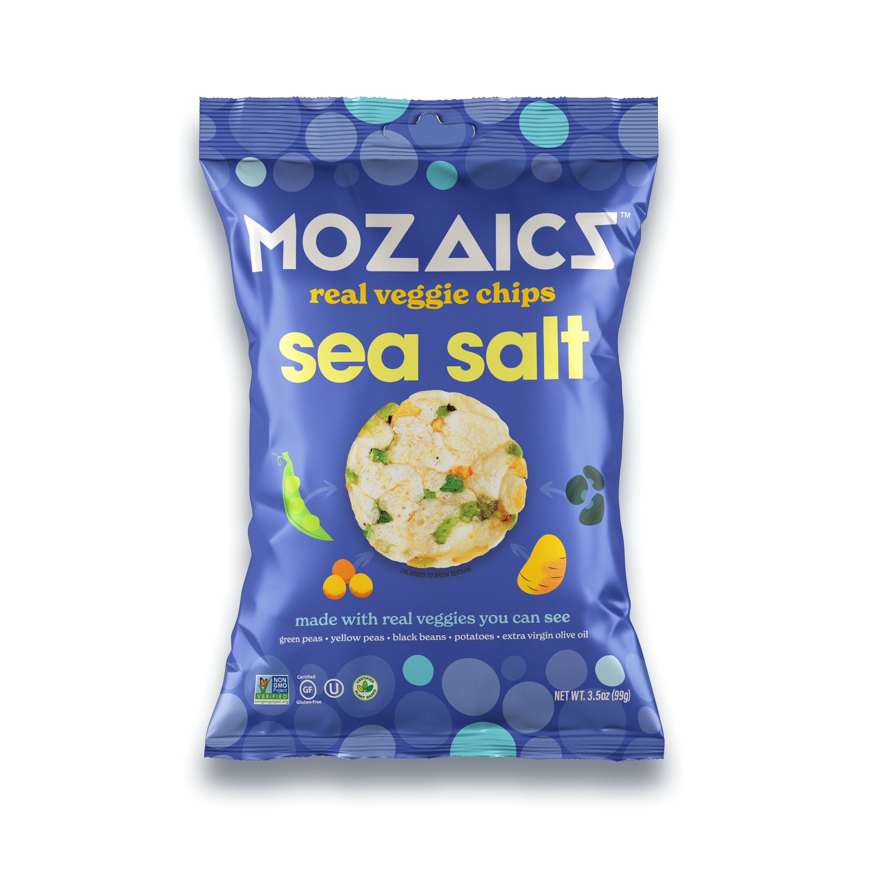 Mozaics Sea Salt Real Veggie Chips Shop Chips at HEB