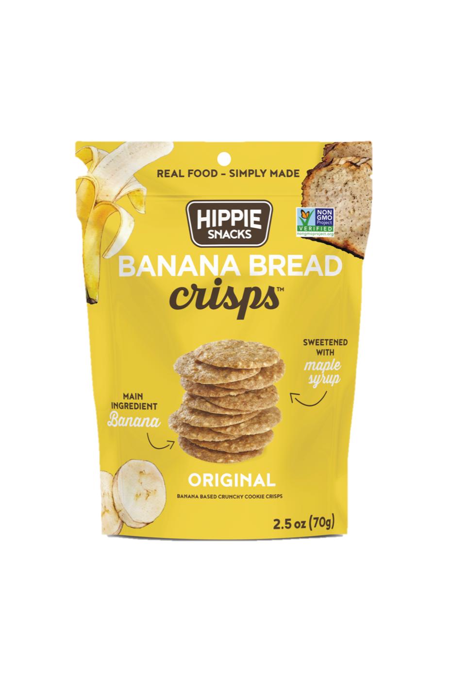 Hippie Snacks Banana Bread Crisps; image 1 of 2