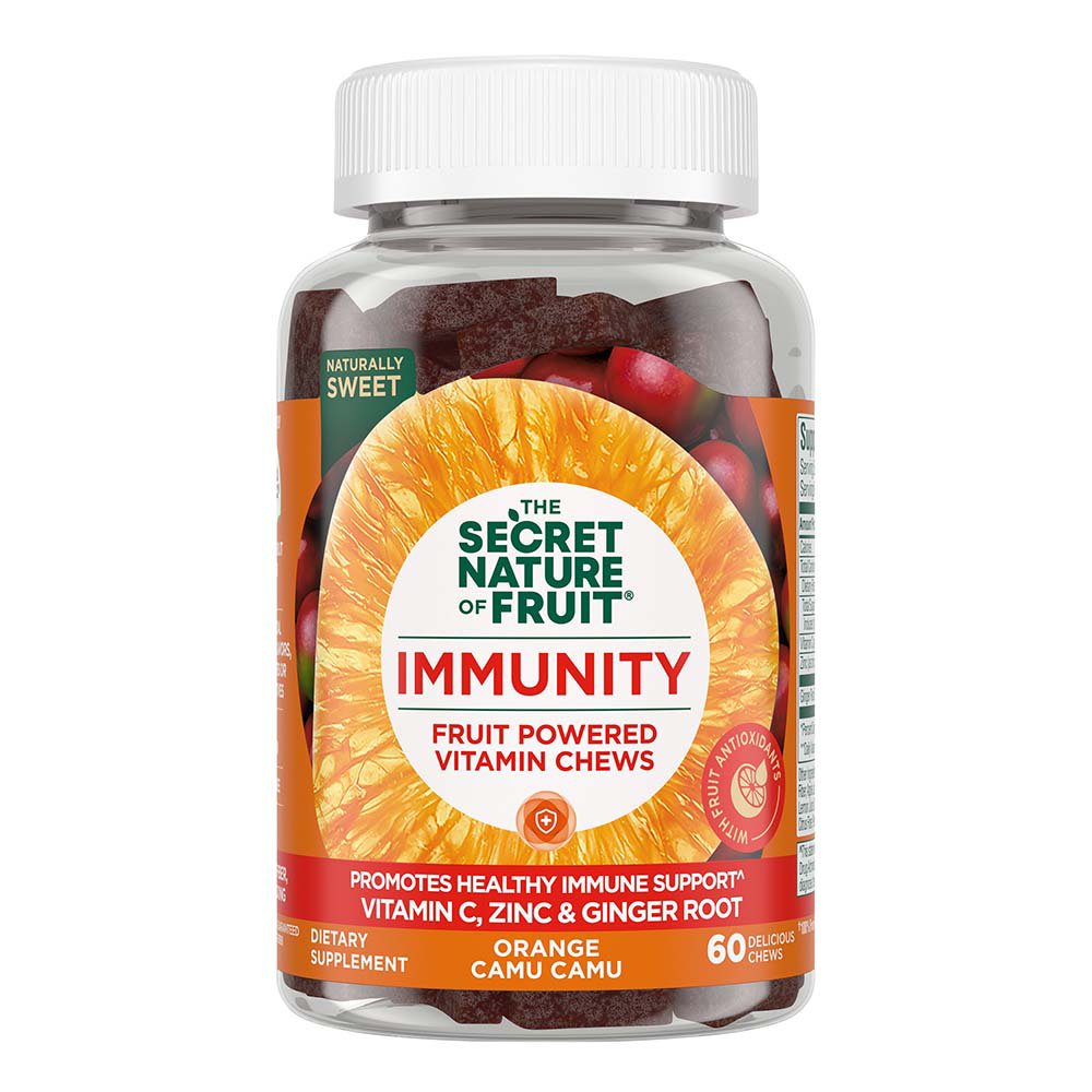 The Secret Nature Of Fruit Immunity Vitamin Chews - Orange Camu Camu ...