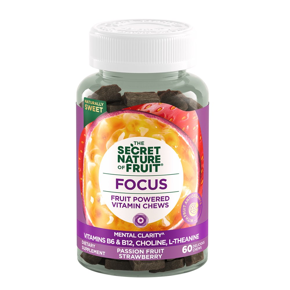 The Secret Nature of Fruit Focus Vitamin Chews Passion Fruit