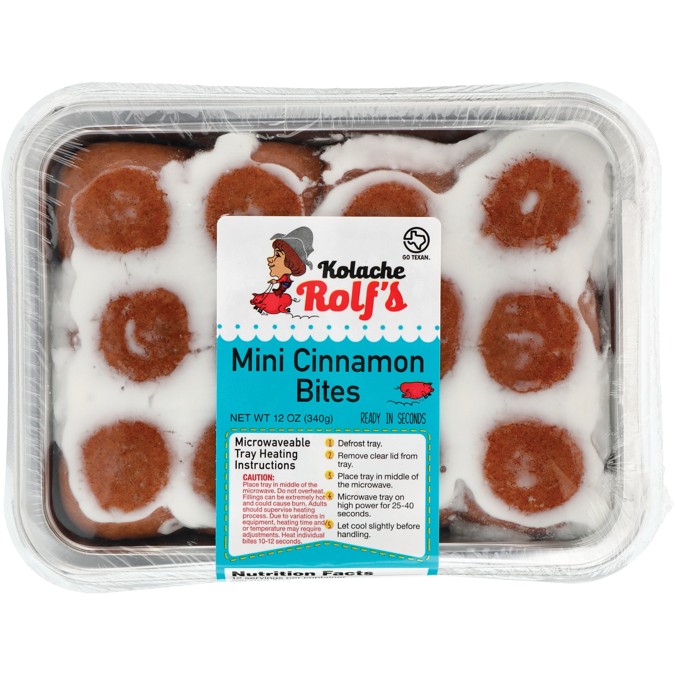 Kolache Rolf's Mini Cinnamon Bites Shop Desserts & pastries at HEB