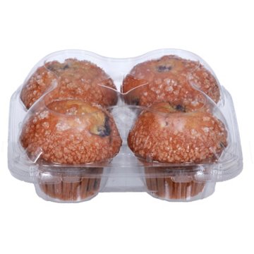 H-E-B Bakery Blueberry Muffins, 4 ct