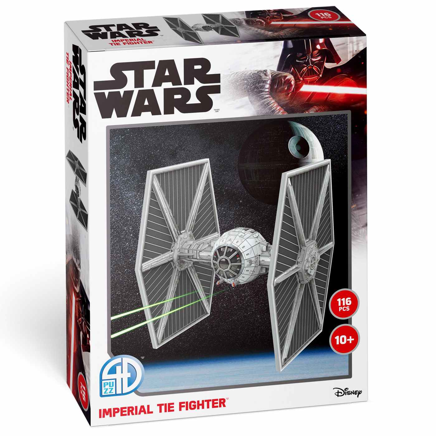 4D Puzzle Disney Star Wars Imperial TIE Fighter Paper Model Kit; image 1 of 2