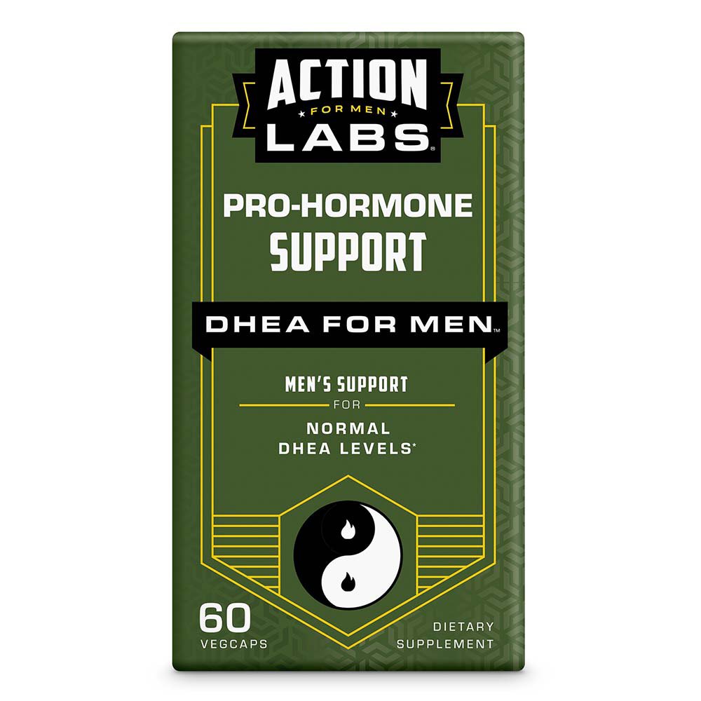 Action Lab Pro-Hormone Support DHEA for Men Vegcaps, 60 ct
