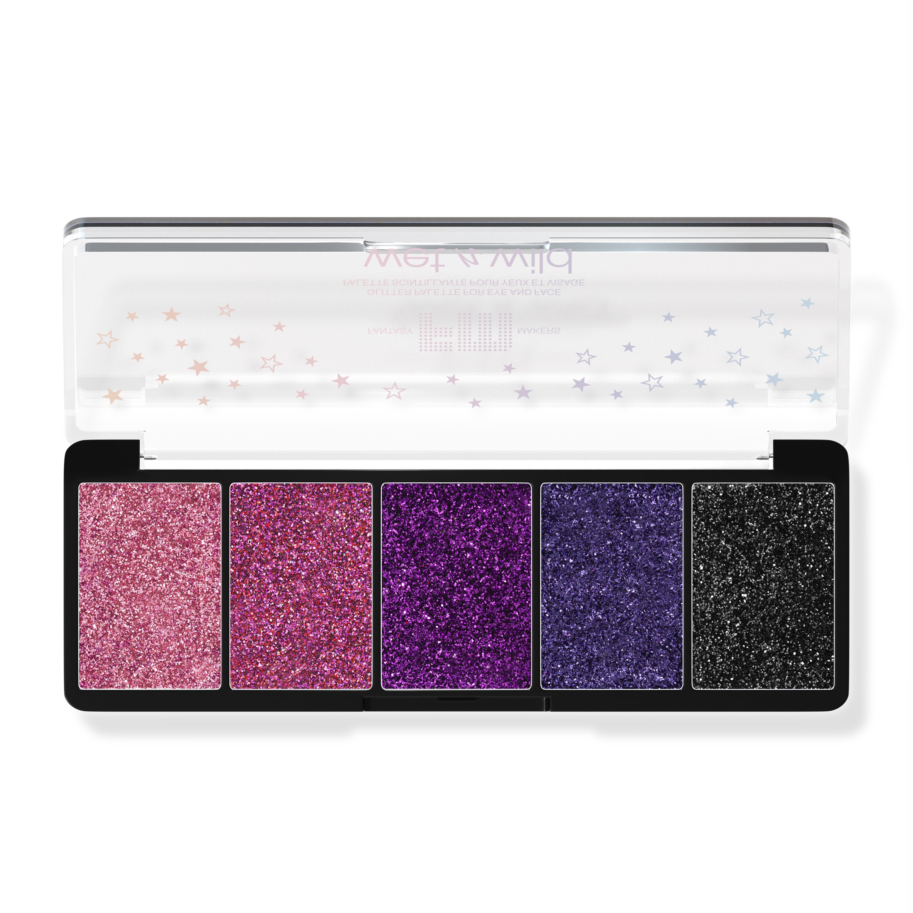 Oemyour Own Brand Wholesale Glitter Pink Empty Eyeshadow Palettes