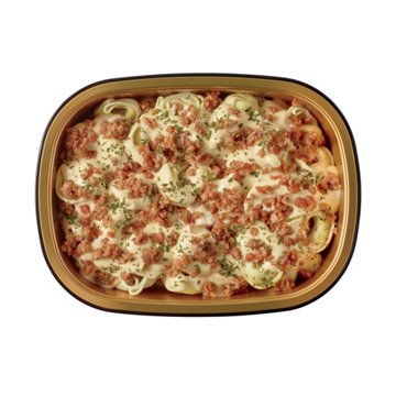 Meal Simple by H-E-B Cheese Tortellini Carbonara with Uncured Bacon