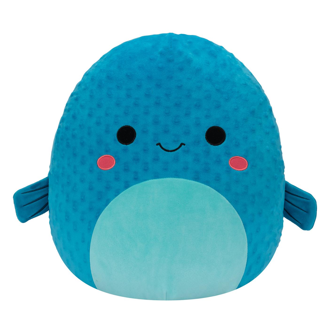 Squishmallows Puffer Fish Plush - Blue; image 1 of 4