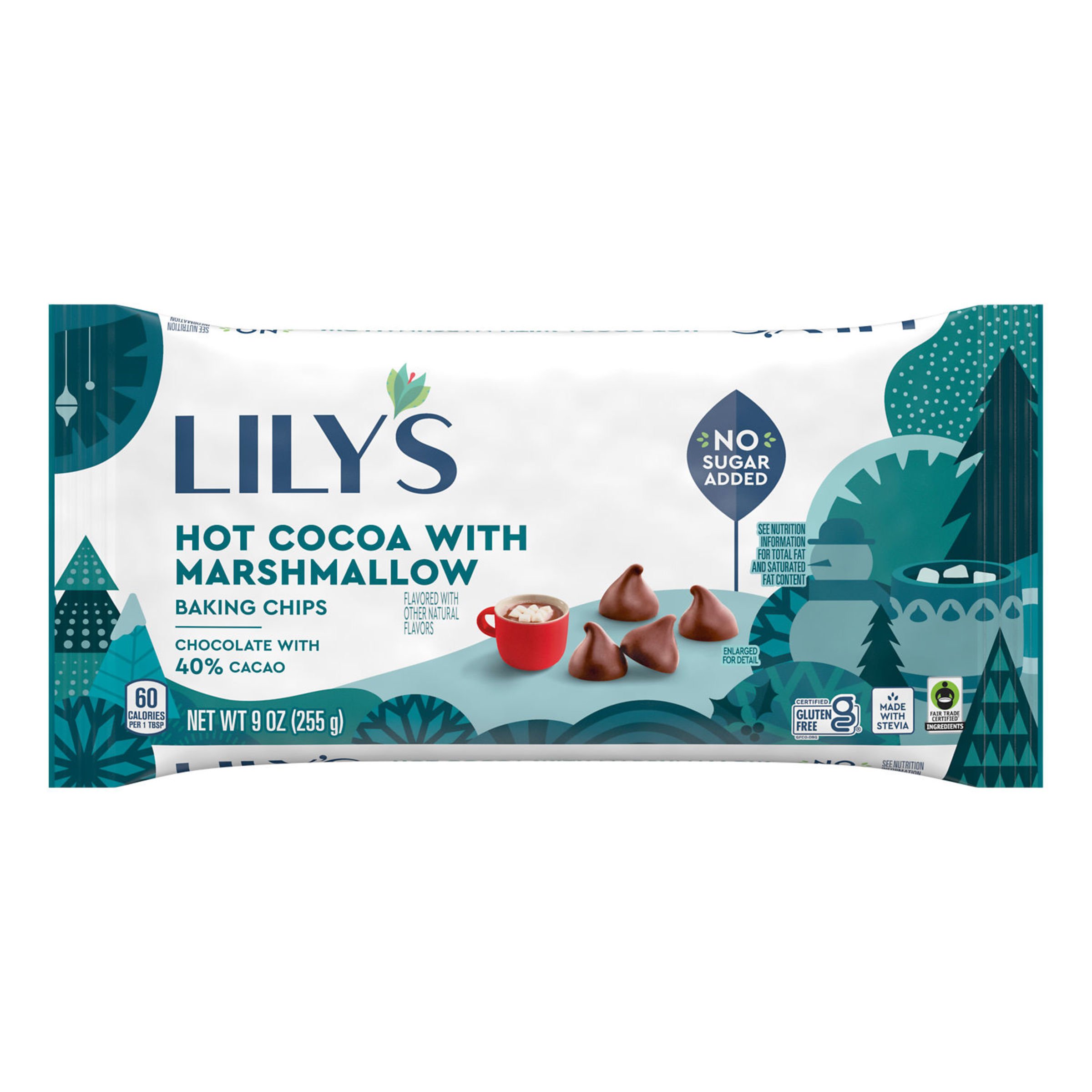 Lily's Hot Cocoa with Marshmallow Baking Chips - Shop Baking Chocolate ...