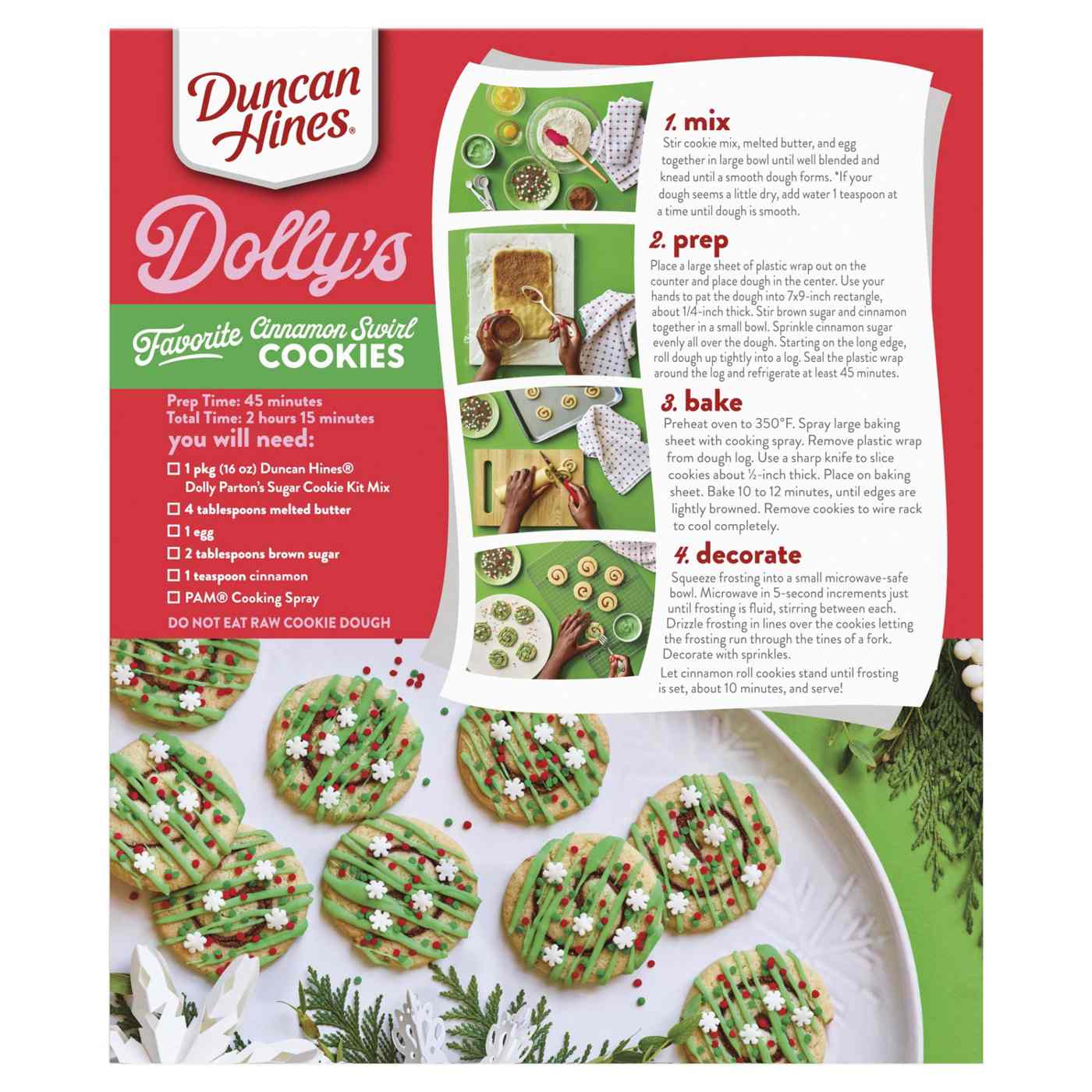 Duncan Hines Dolly Parton's Sugar Cookie Kit Shop Baking Mixes at HEB
