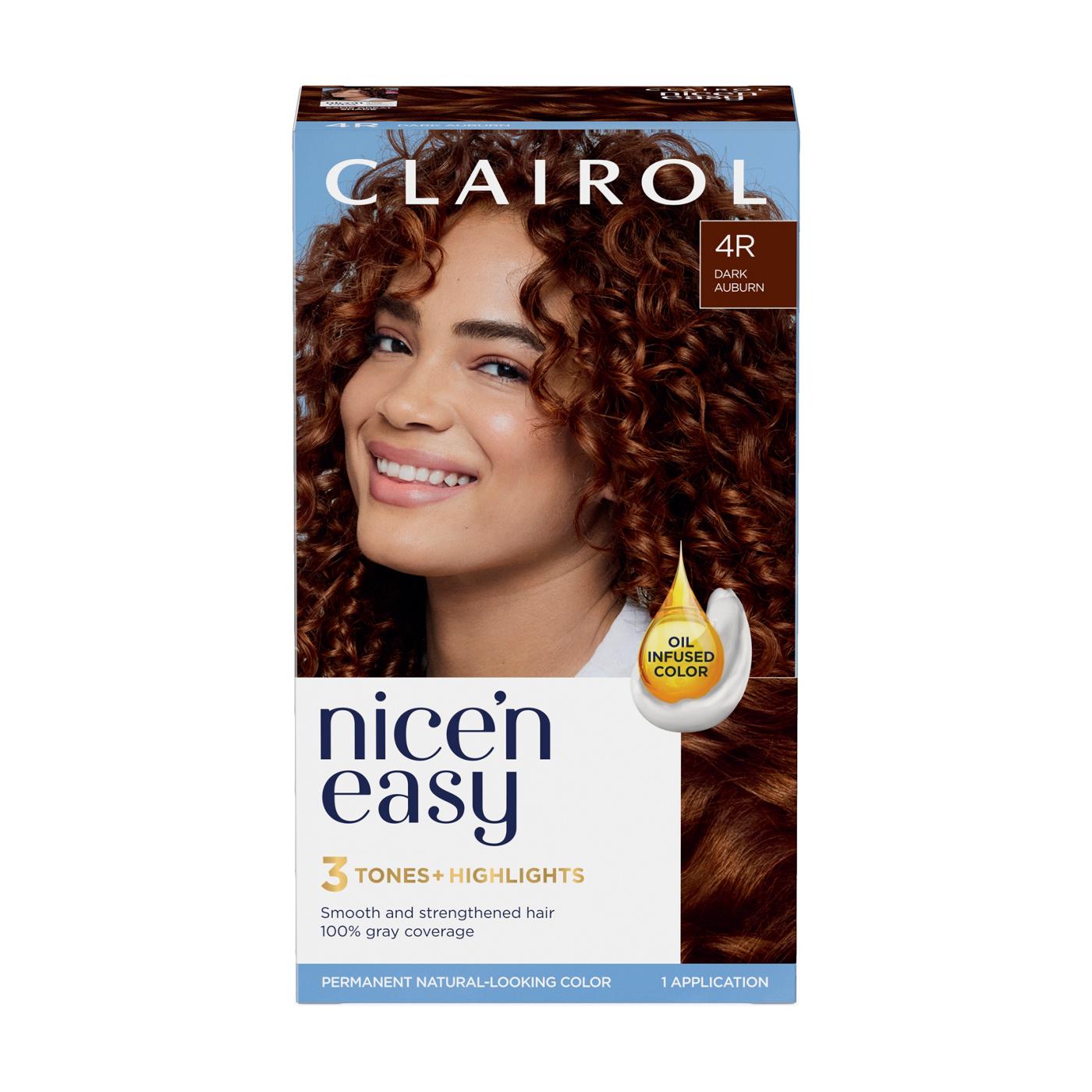 Clairol Nice 'N Easy Permanent Hair Color - 4R Dark Auburn; image 1 of 10