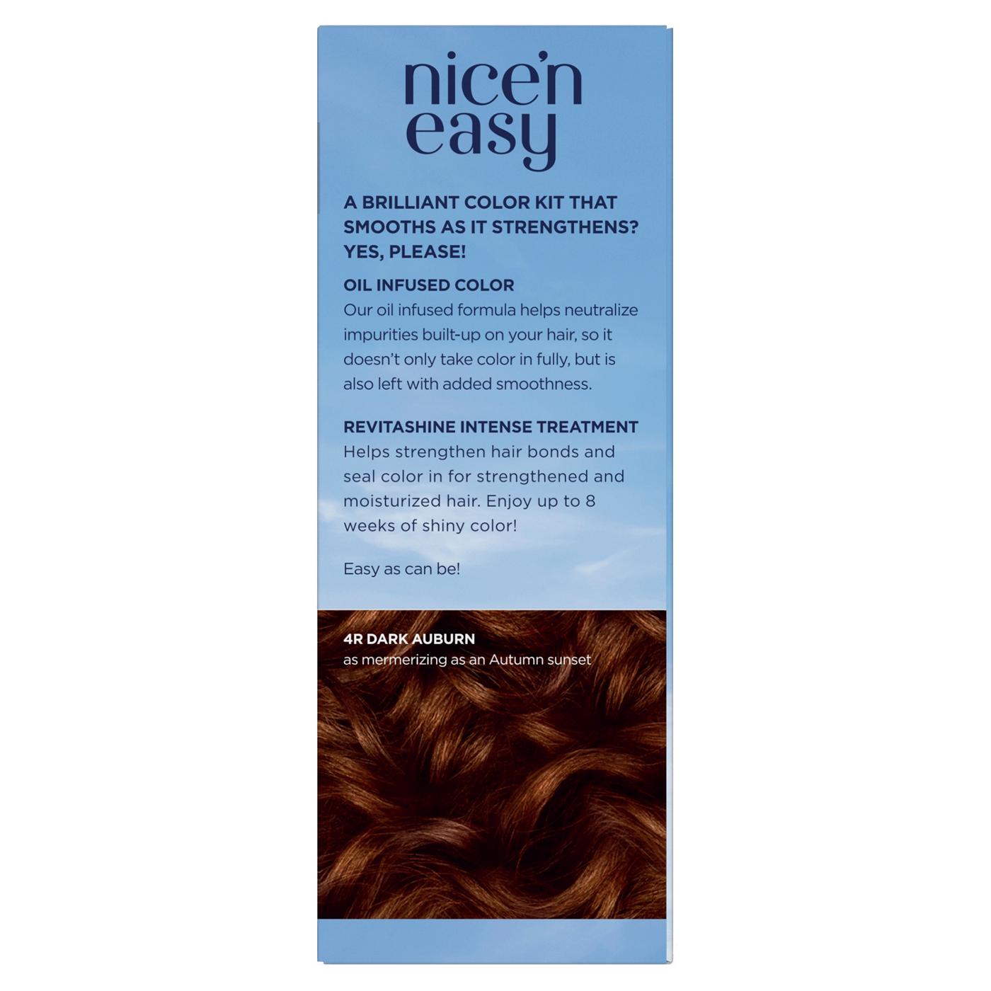 Clairol Nice 'N Easy Permanent Hair Color - 4R Dark Auburn; image 4 of 10