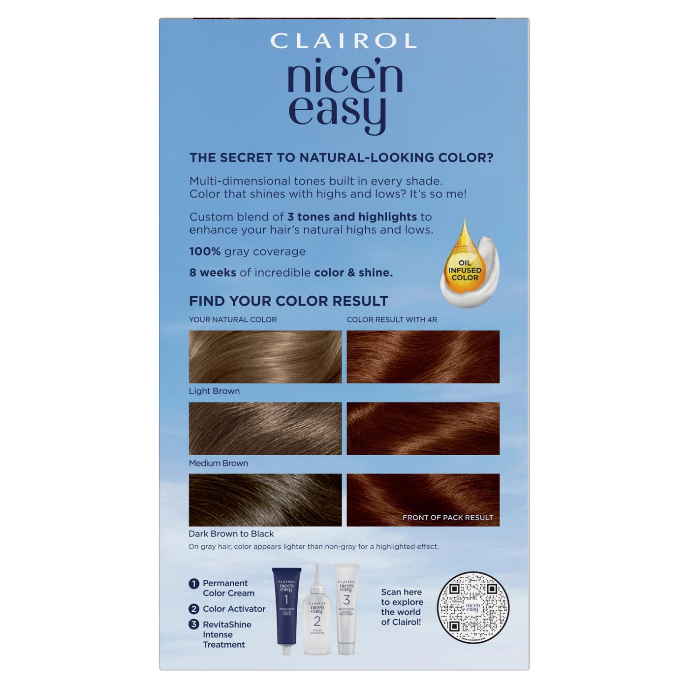 Clairol Nice 'N Easy Permanent Hair Color - 4R Dark Auburn; image 7 of 10