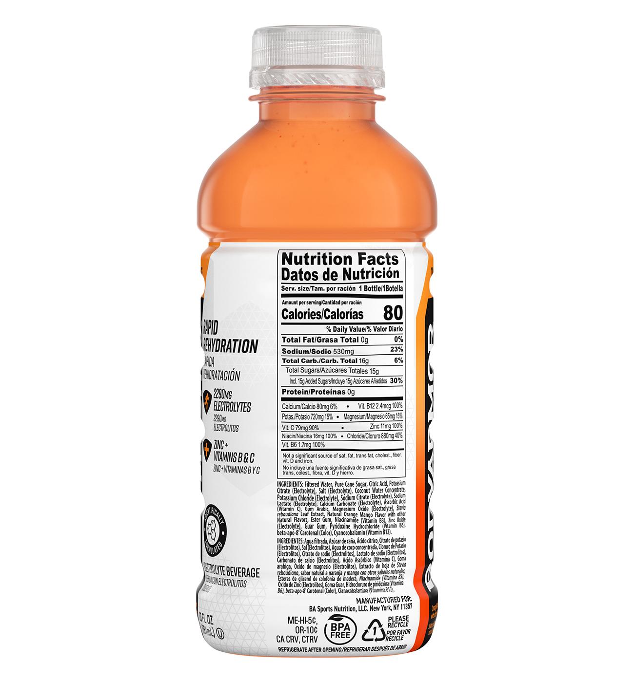 BODYARMOR Flash IV Rehydration Orange; image 3 of 6