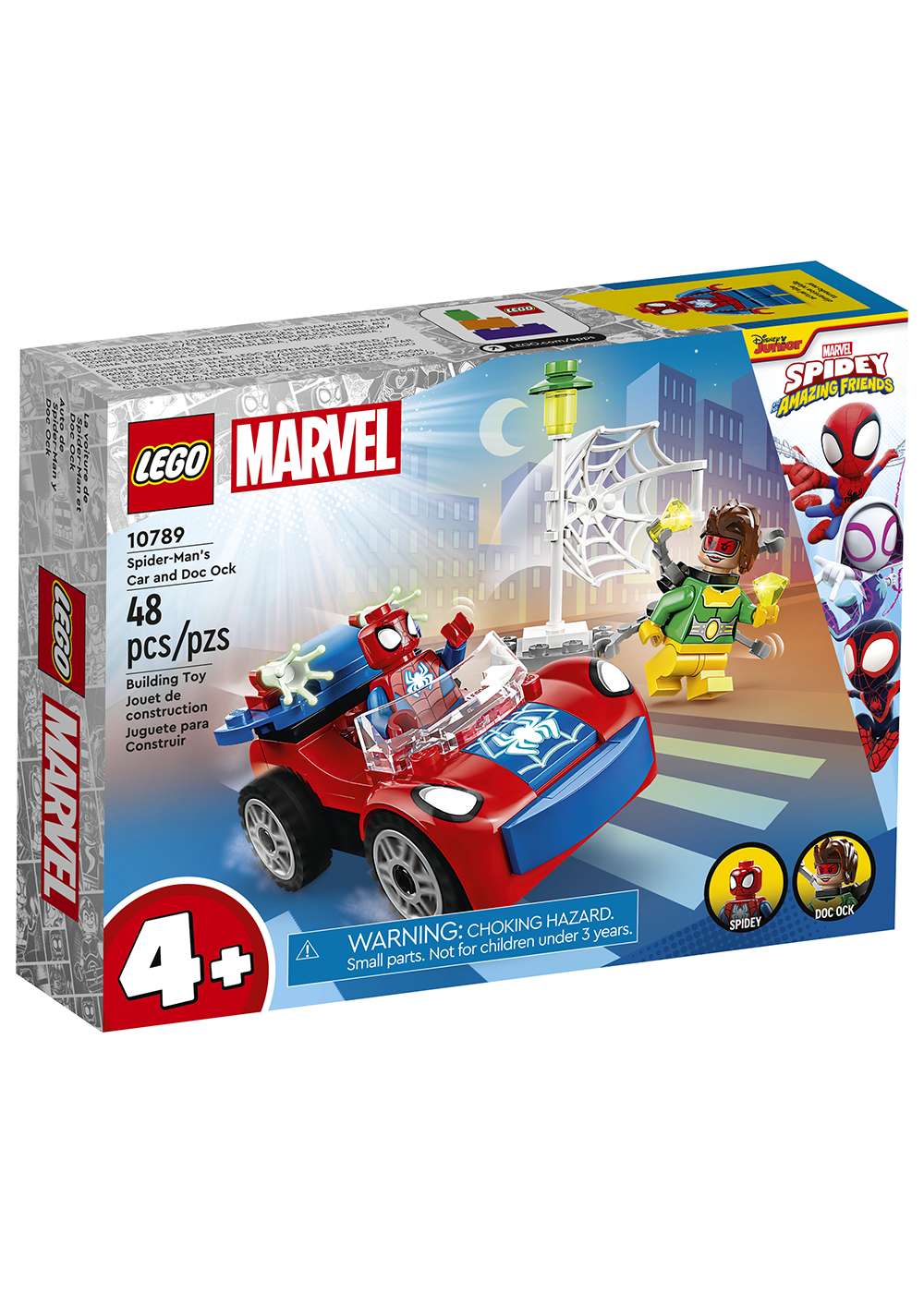LEGO Marbel Spidey & His Amazing Friends Spider-Man's Car & Doc Ock Set; image 2 of 2
