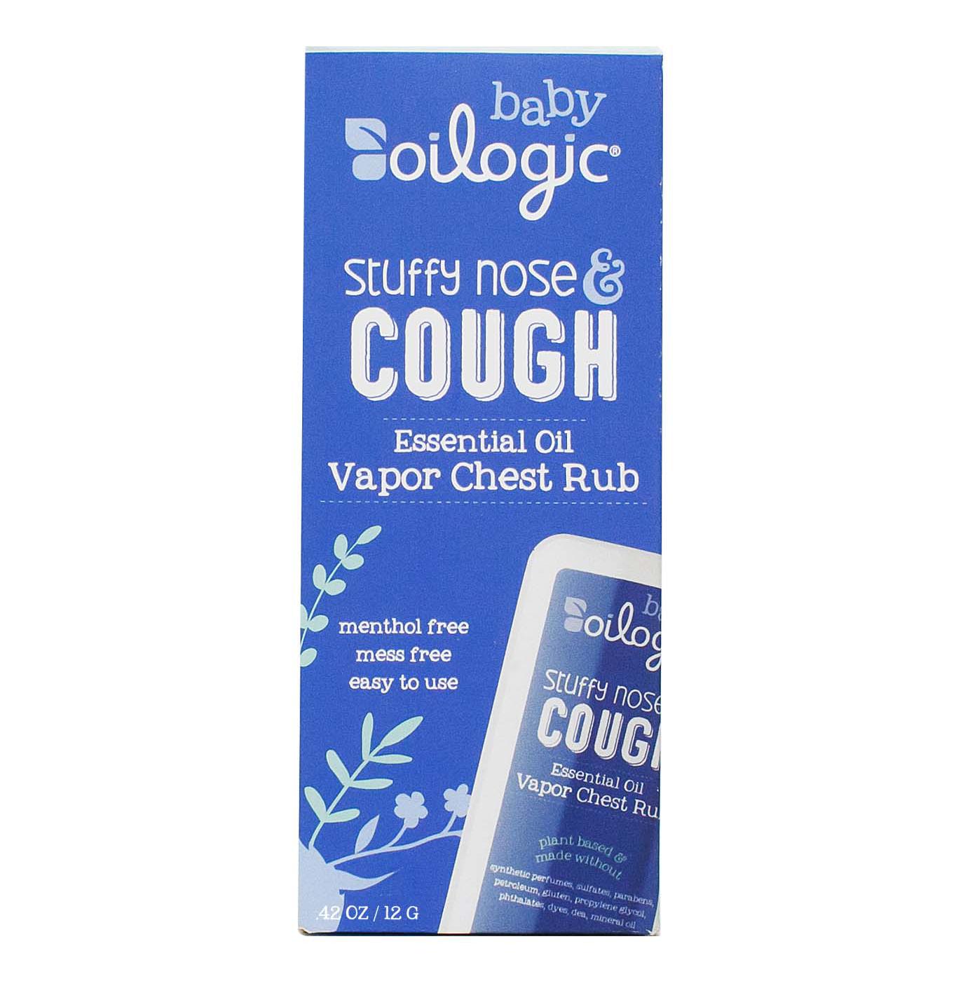 Oilogic Baby Stuffy Nose & Cough Vapor Chest Rub; image 1 of 5