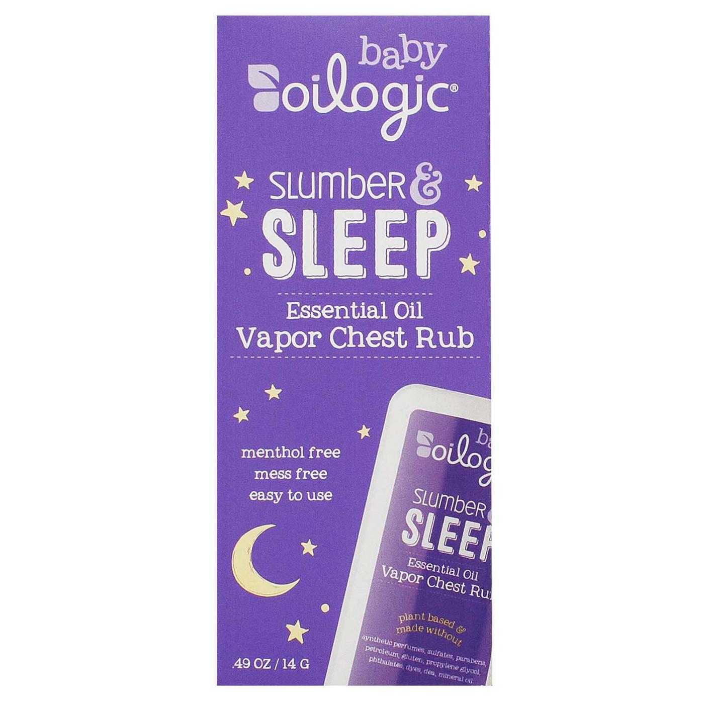 Oilogic Baby Slumber & Sleep Vapor Chest Rub Shop Medical devices
