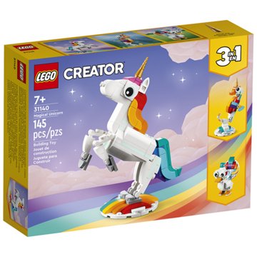 LEGO Creator 3-in-1 Magical Unicorn Set, 145 pc