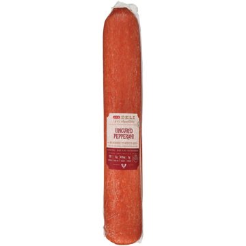 H-E-B Deli #1.5 Sliced Uncured Pepperoni, Avg. 0.5 lb