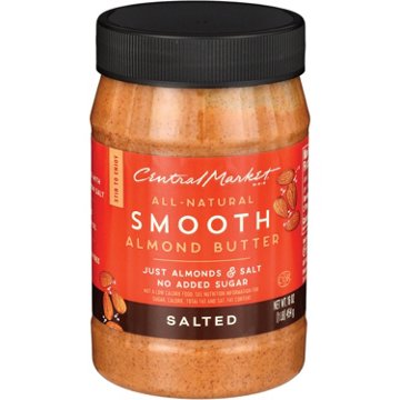 Central Market All-Natural Smooth Almond Butter – Salted