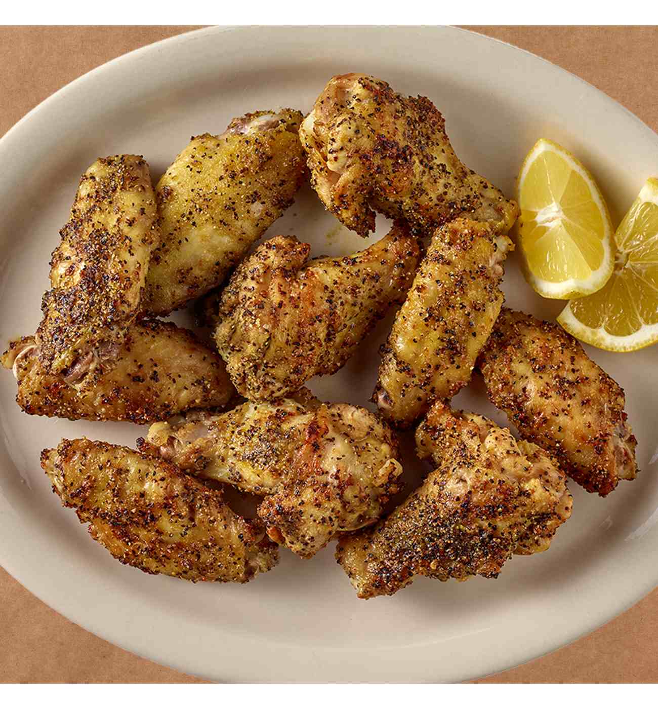 HEB Meat Market Seasoned Chicken Wings Lemon Pepper Shop Chicken