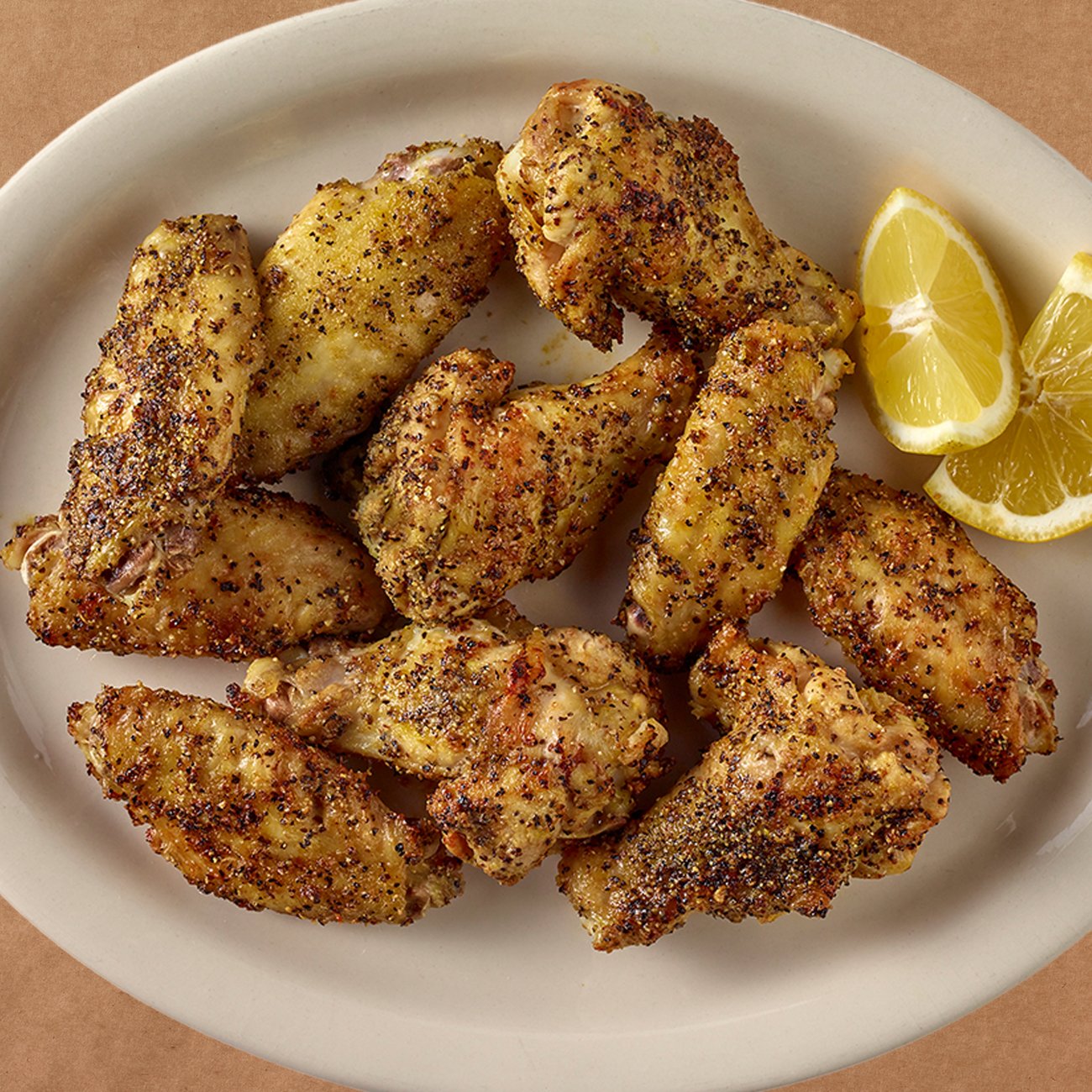 H-E-B Meat Market Seasoned Chicken Wings - Lemon Pepper - Shop Chicken ...