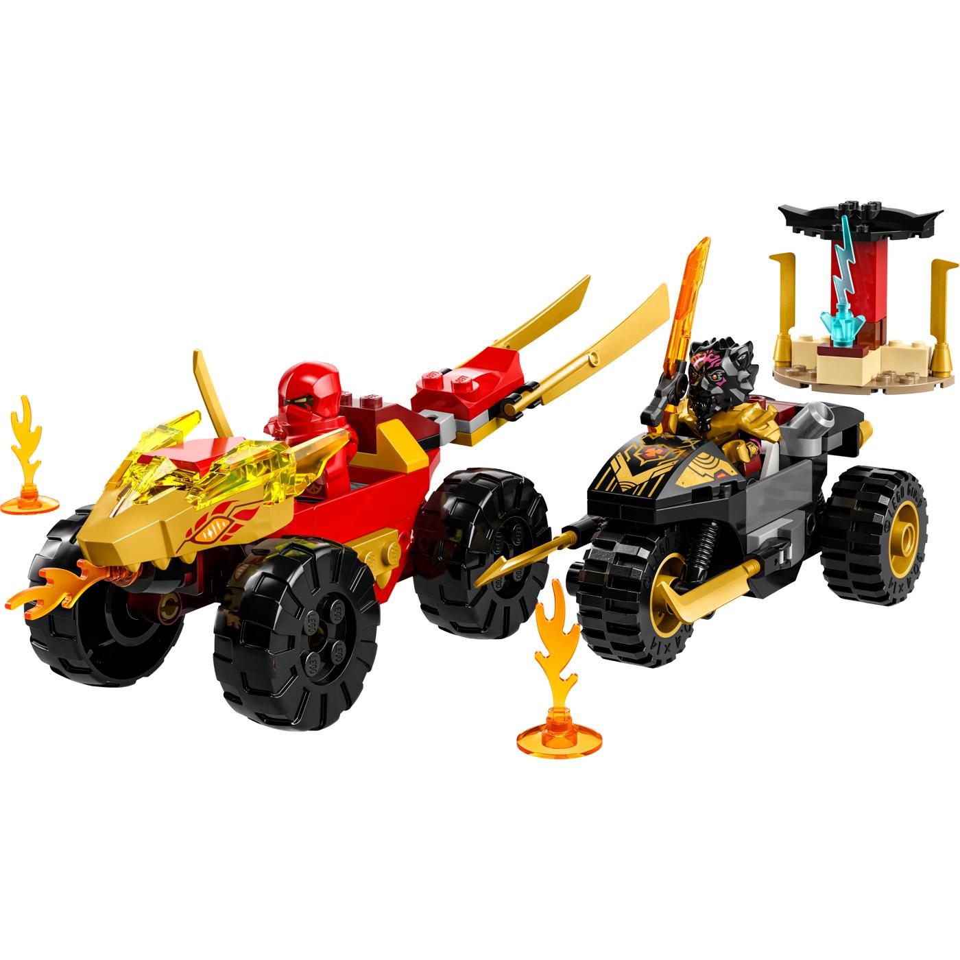 LEGO NINJAGO Kai & Ras’s Car & Bike Battle Set; image 1 of 2