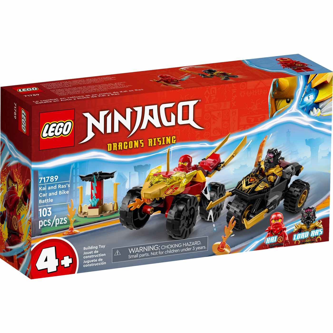 LEGO NINJAGO Kai & Ras’s Car & Bike Battle Set; image 2 of 2