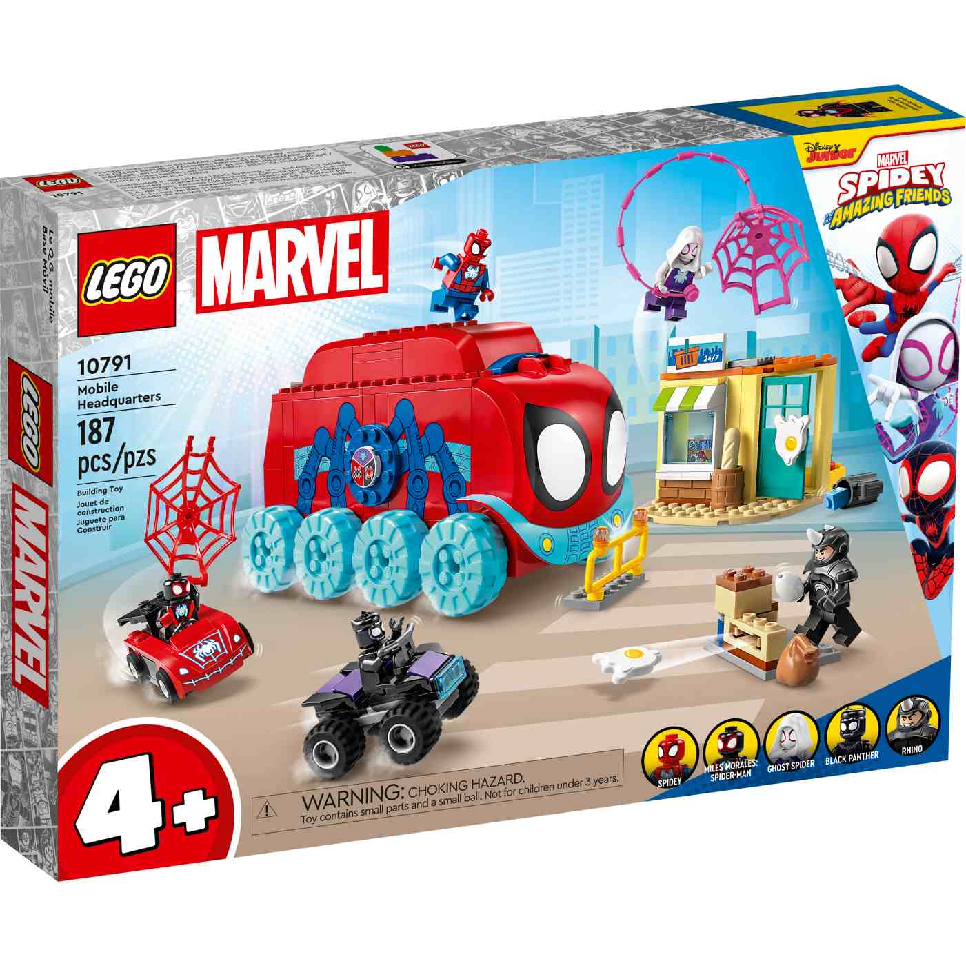 LEGO Marvel Spidey & His Amazing Friends Mobile Headquarters Set; image 2 of 2