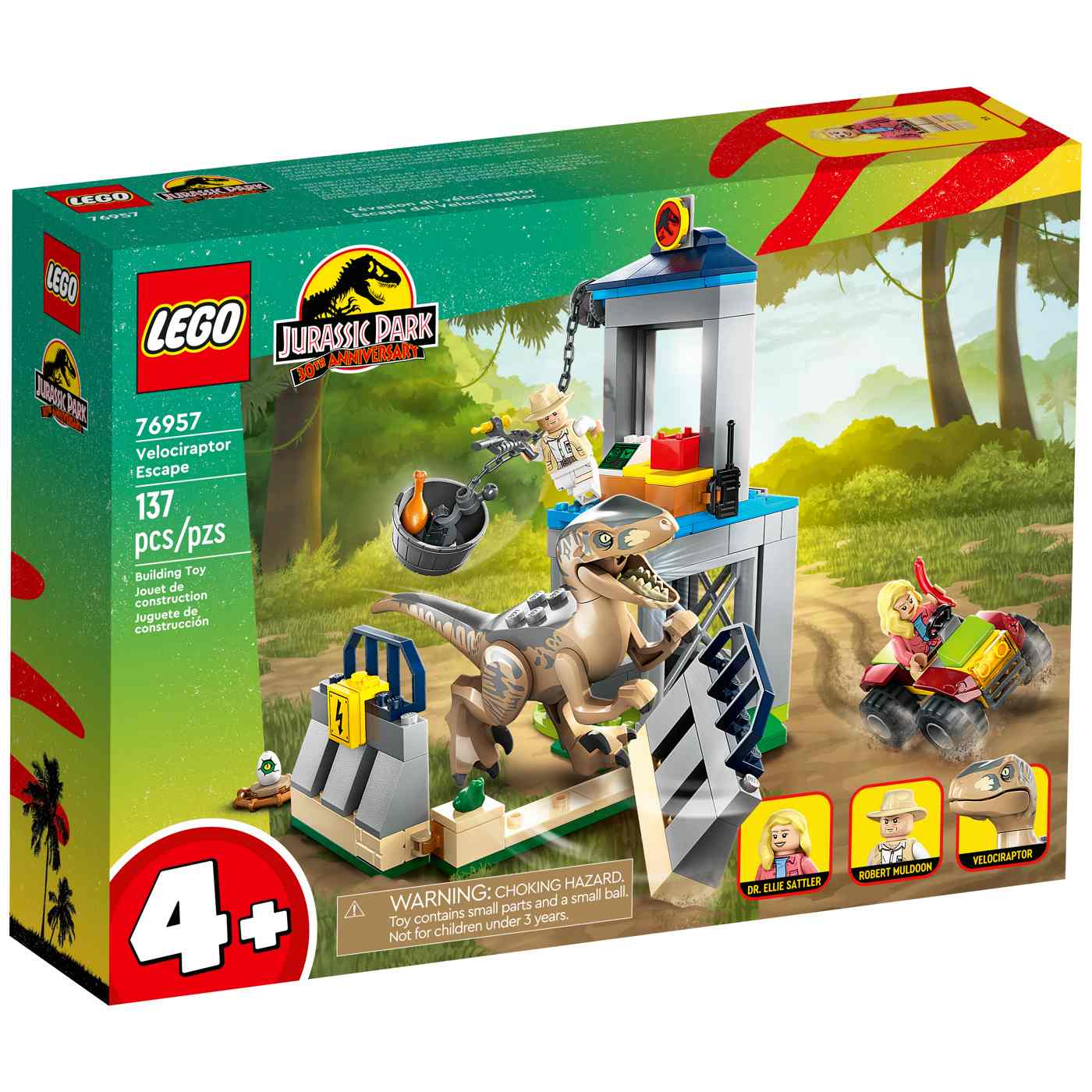 LEGO Jurassic World Velociraptor Escape Set; image 2 of 2