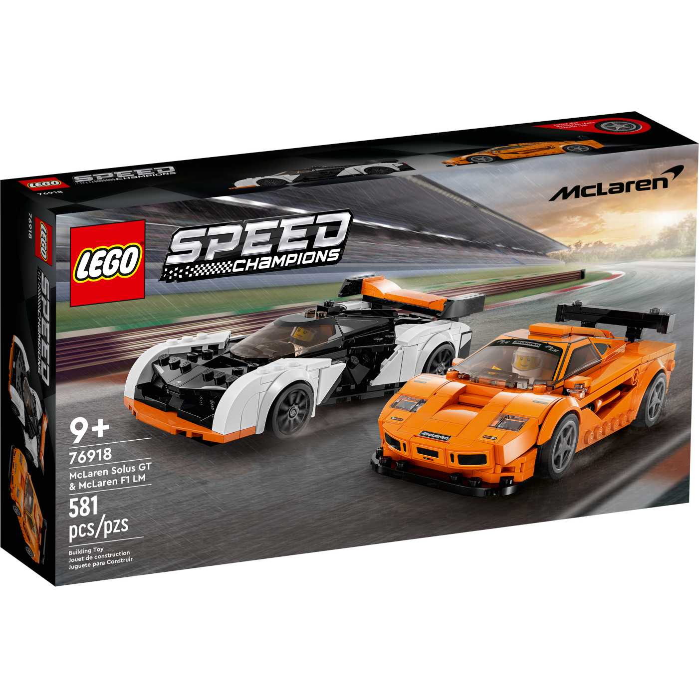 LEGO Speed Champions McLaren Solus GT & McLaren F1 LM Set; image 2 of 2