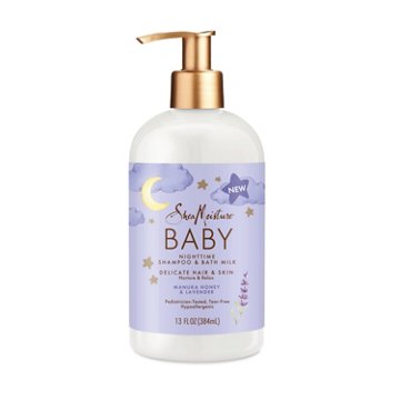 SheaMoisture Baby Nighttime Shampoo & Bath Milk - Manuka Honey & Lavender