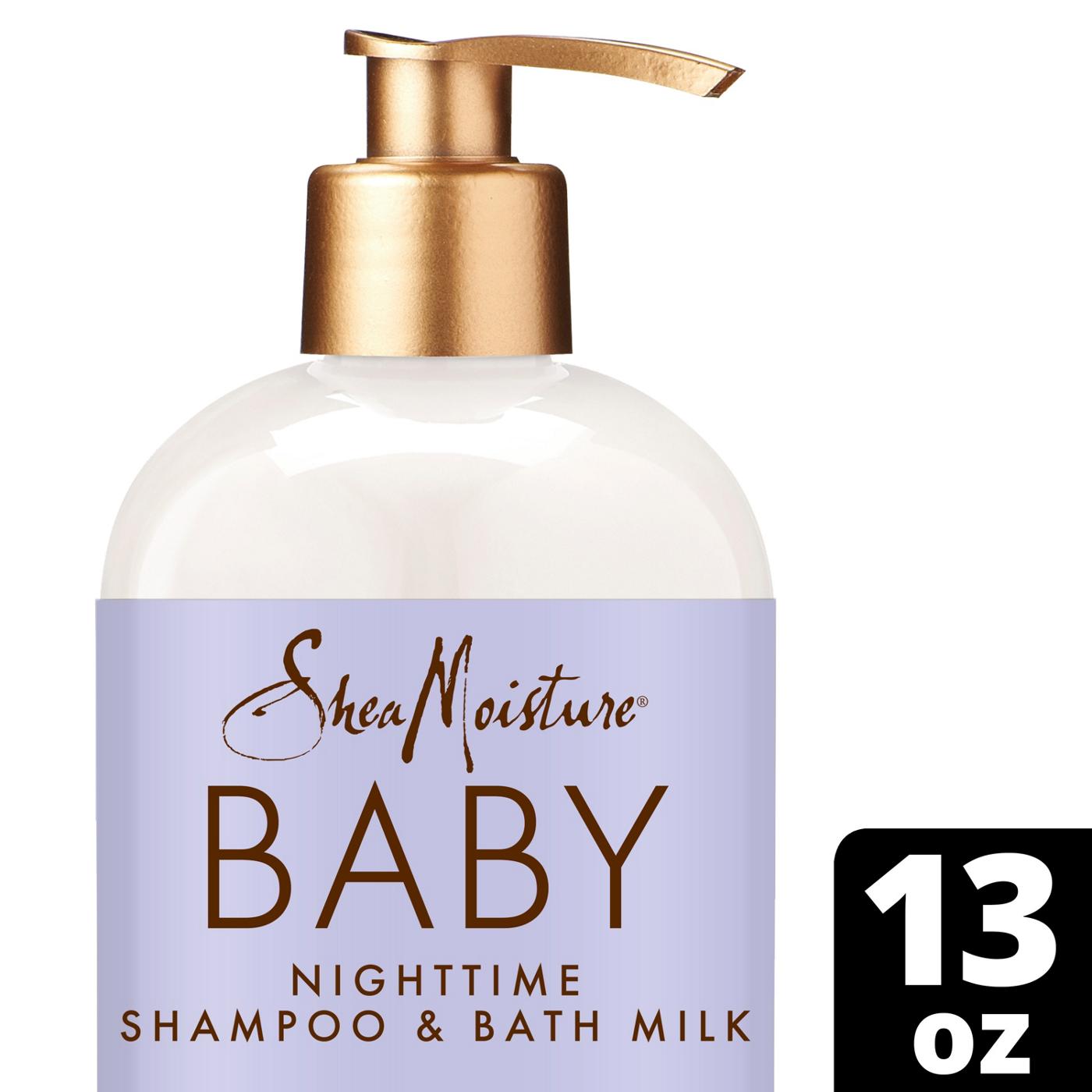 SheaMoisture Baby Nighttime Shampoo & Bath Milk - Manuka Honey & Lavender; image 3 of 6