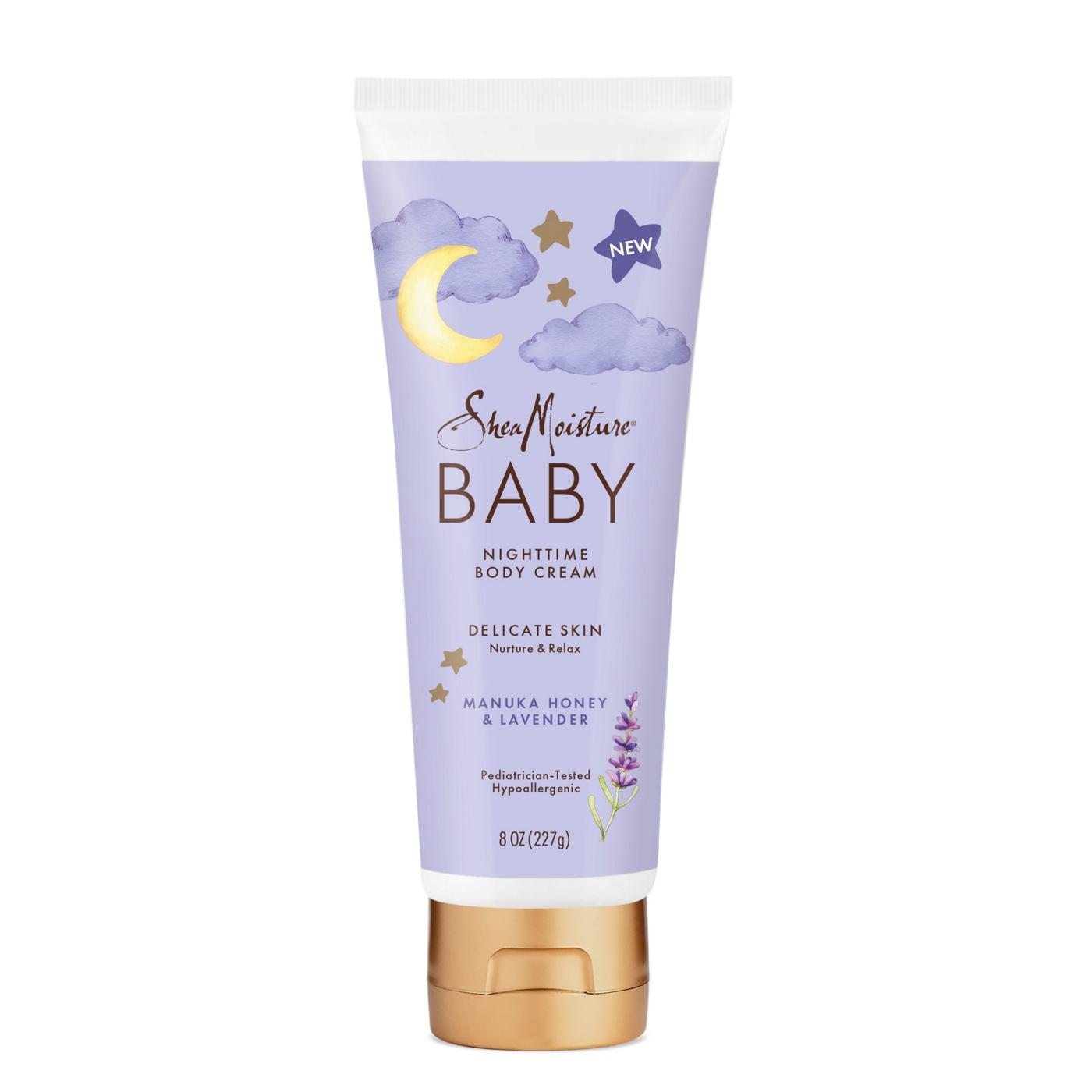 SheaMoisture Baby Nighttime Body Cream - Manuka Honey & Lavender; image 1 of 6