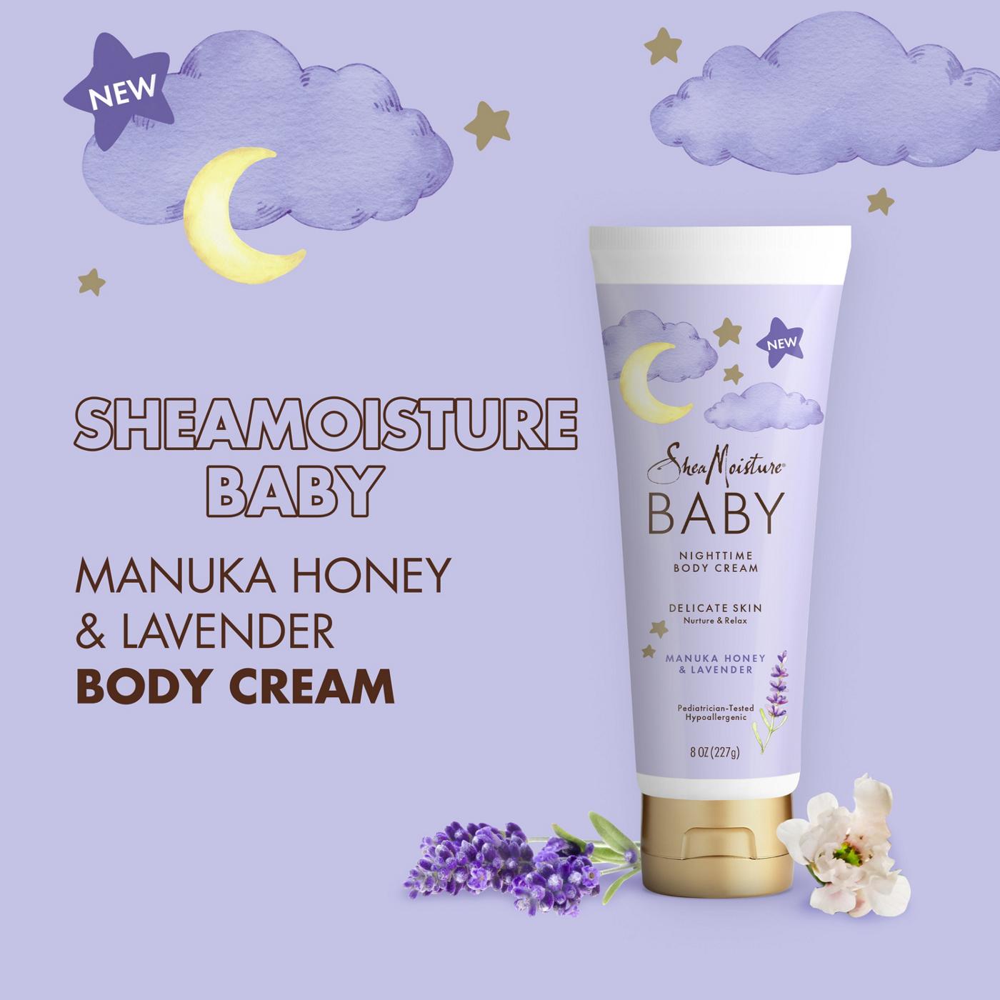 SheaMoisture Baby Nighttime Body Cream - Manuka Honey & Lavender; image 3 of 6