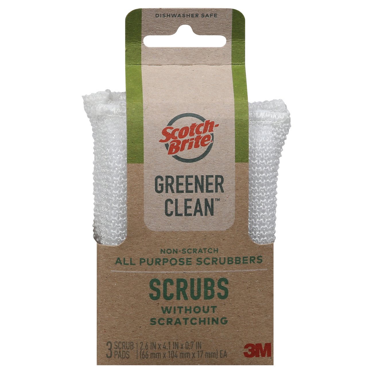 Scotch-Brite Greener Clean Non Scratch All Purpose Scrubber - Shop ...
