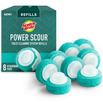 Scotch-Brite Power Scour Toilet Cleaning System Refills, 8 ct